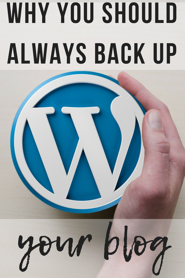 Why you should always back up your blog | www.thevegasmom.com
