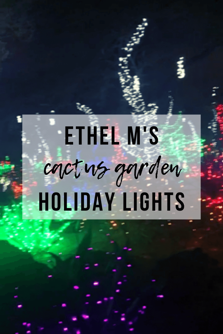 Ethel M's Cactus Garden Holiday Lights | www.thevegasmom.com