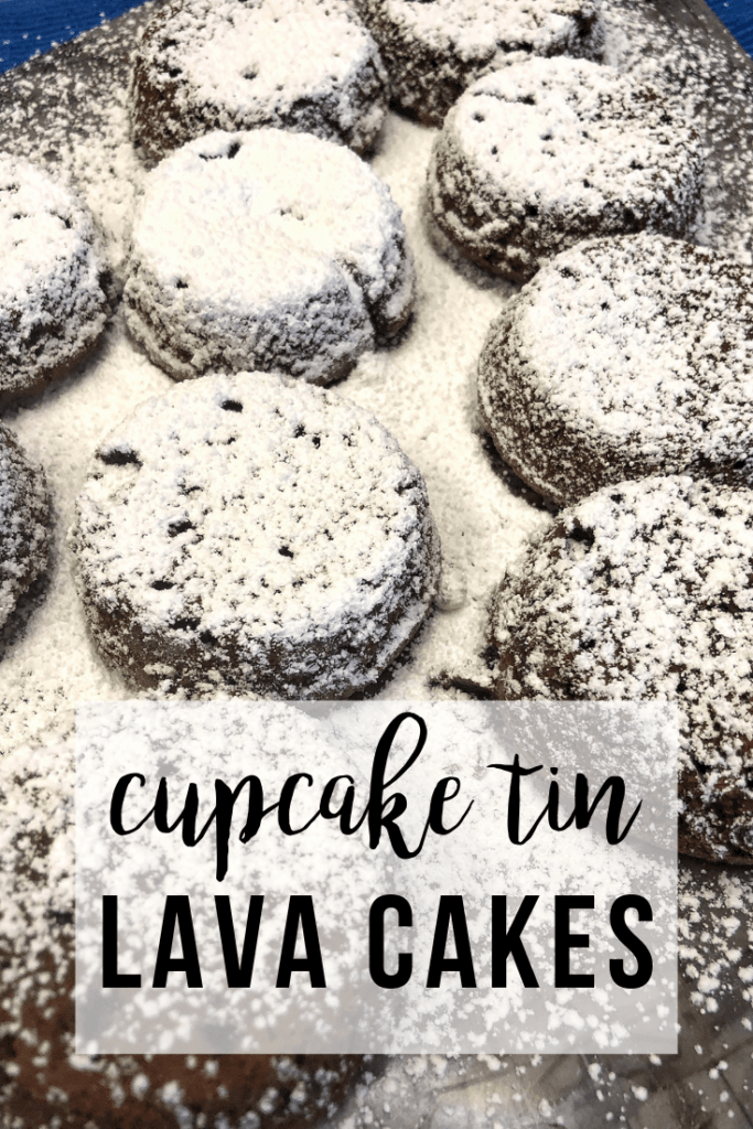 Mini Cupcake Tin Lava Cakes | www.thevegasmom.com