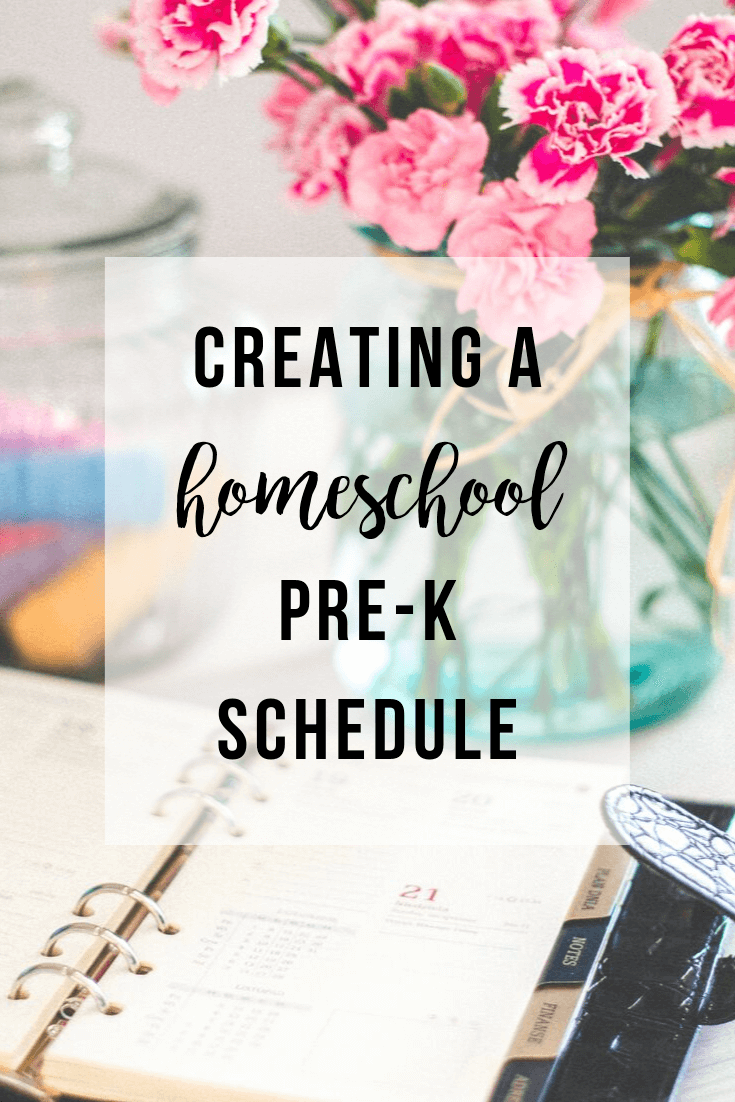 Creating a Homeschool Pre-K Schedule