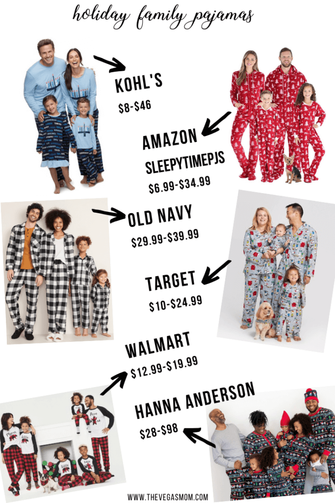 Matching Family Holiday Pajamas | www.thevegasmom.com