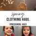 Spring Clothing Haul (Preschool Age) | www.thevegasmom.com