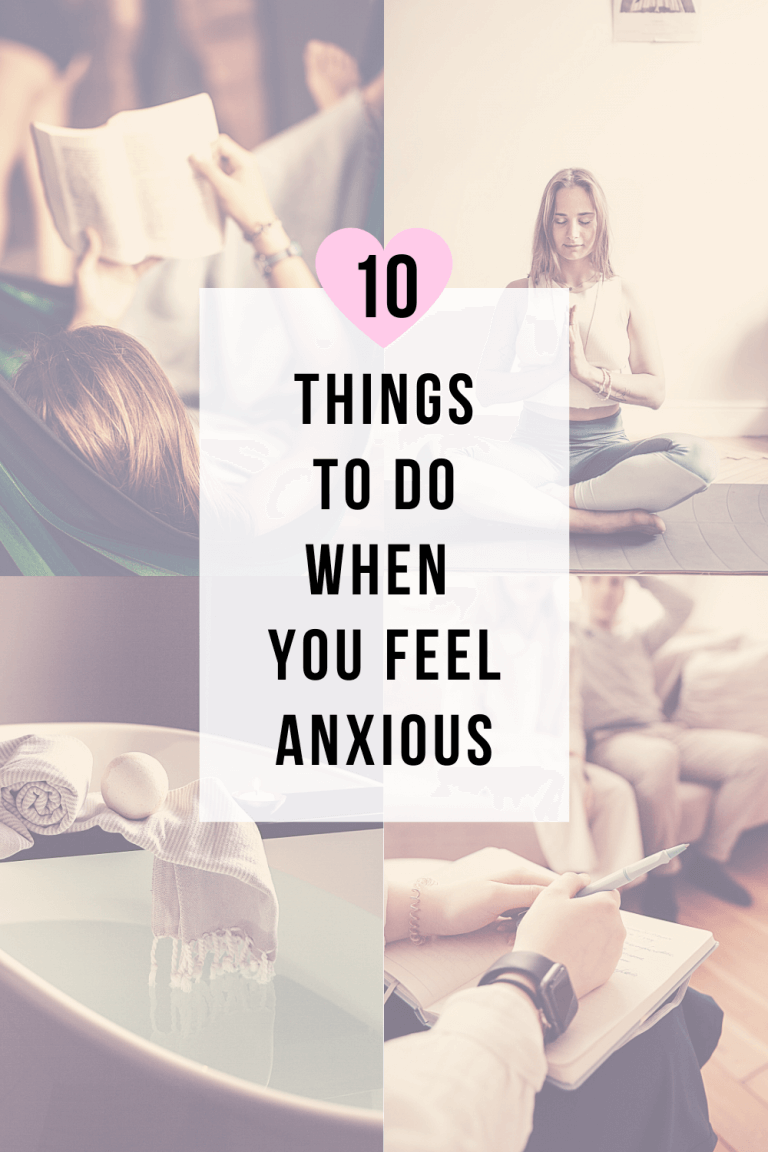 10 Things to do When You Feel Anxious | www.thevegasmom.com