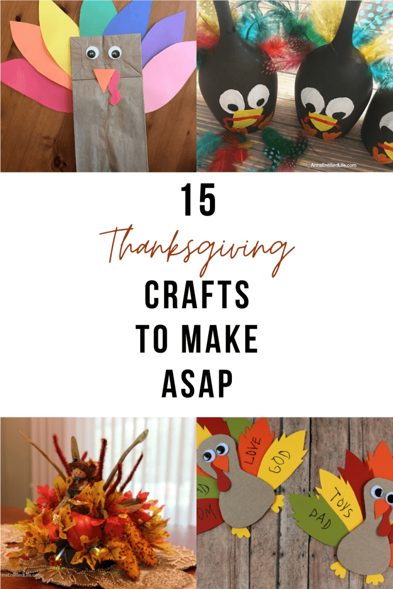15 Thanksgiving Crafts You Need to Make ASAP | www.thevegasmom.com