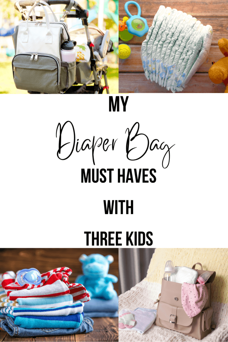 Diaper Bag Must Haves with Three Kids