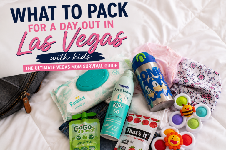 What to Pack in Your Bag for a Day Out in Las Vegas with Kids
